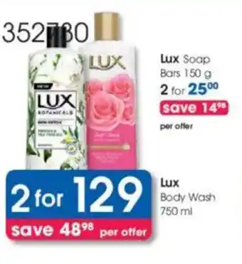 Clicks Lux Body Wash offer