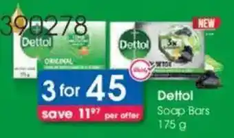 Clicks Dettol Soap Bars offer