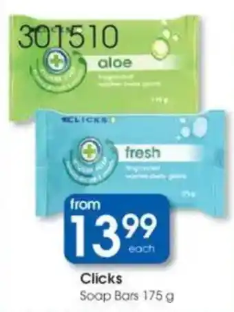 Clicks Clicks Soap Bars offer