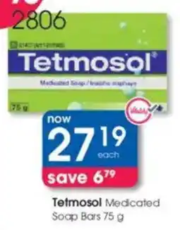 Clicks Tetmosol Medicated Soap Bars offer