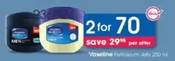 Clicks Vaseline Petroleum Jelly offer