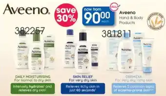 Clicks Aveeno Hand & Body Products offer