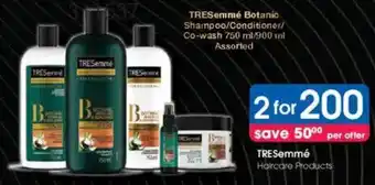 Clicks TRESemmé Haircare Products offer