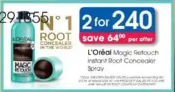 Clicks L'Oréal Magic Retouch Instant Root Concealer Spray offer