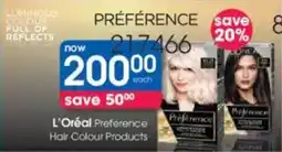 Clicks L'Oréal Preference Hair Colour Products offer