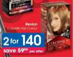 Clicks Revlon ColorSilk Hair Colour offer