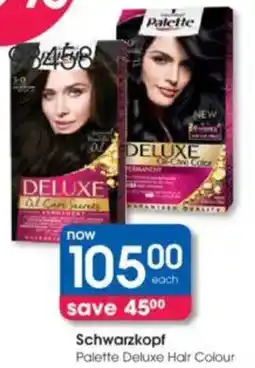 Clicks Schwarzkopf Palette Deluxe Hair Colour offer