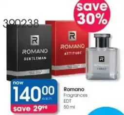 Clicks Romano Fragrances EDT offer