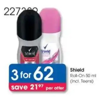 Clicks Shield Roll-On offer