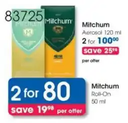 Clicks Mitchum Roll-On offer