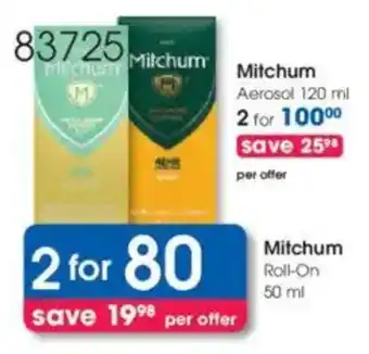 Clicks Mitchum Roll-On offer
