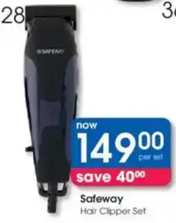Clicks Safeway Hair Clipper Set offer