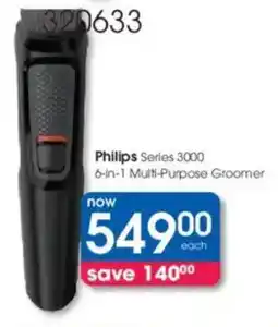 Clicks Philips Series 3000 6-in-1 Multi-Purpose Groomer offer