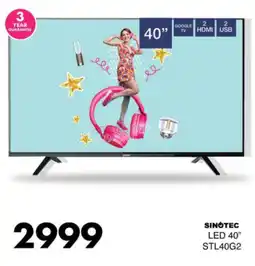 Save Hyper Sinotec LED 40" TV offer