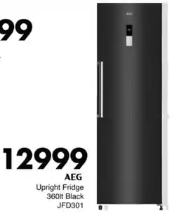 Save Hyper AEG Upright Fridge Black offer