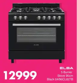 Save Hyper ELBA 5 Burner Stove Black offer