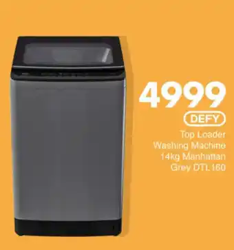 Save Hyper DEFY Top Loader Washing Machine Manhattan Grey offer