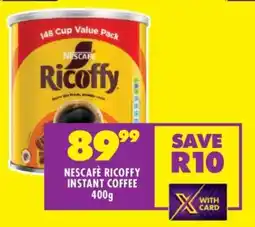 Shoprite NESCAFÉ RICOFFY INSTANT COFFEE 400g offer