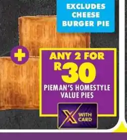 Shoprite PIEMAN'S HOMESTYLE VALUE PIES offer