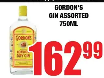 Boxer GORDON’S Gin Assorted 750ml offer