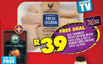 Shoprite Farmbest fresh chicken braai pack offer