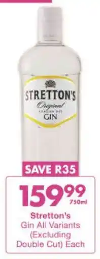 President Hyper Stretton's Gin All Variants offer