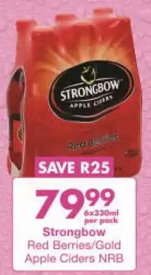 President Hyper Strongbow Red Berries/ Gold Apple Ciders NRB offer