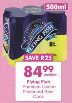 President Hyper Flying Fish Premium Lemon Flavoured Beer Cans offer