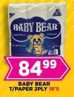 Goal Supermarket Baby bear t/paper 2ply offer