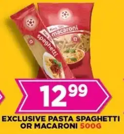 Goal Supermarket Exclusive pasta spaghetti or macaroni offer