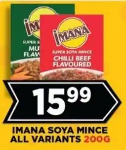 Goal Supermarket Imana soya mince all variants offer