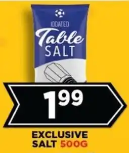 Goal Supermarket Exclusive salt offer