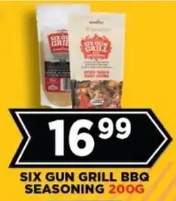 Goal Supermarket Six gun grill bbq seasoning offer