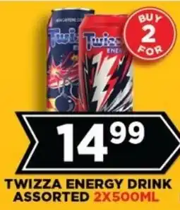 Goal Supermarket Twizza energy drink assorted offer