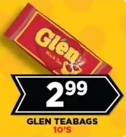 Goal Supermarket Glen teabags offer