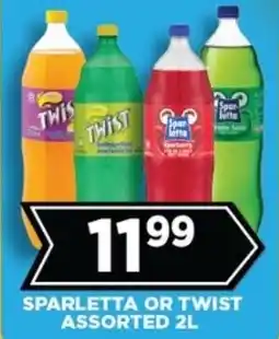 Goal Supermarket Sparletta or twist assorted offer