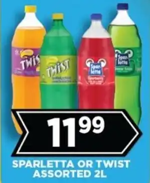 Goal Supermarket Sparletta or twist assorted offer