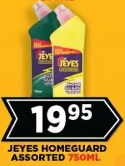 Goal Supermarket Jeyes homeguard assorted offer