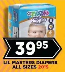 Goal Supermarket Lil masters diapers offer