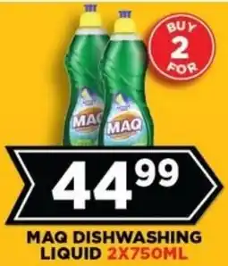 Goal Supermarket Maq dishwashing liquid offer