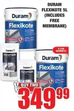 Boxer Build Duram Flexikote offer