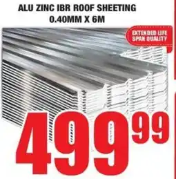 Boxer Build Alu zinc ibr roof sheeting offer