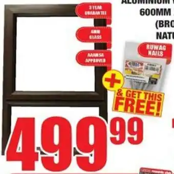 Boxer Build Aluminium window pt69 offer