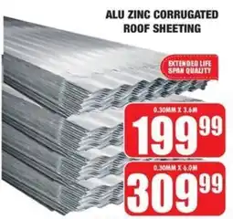 Boxer Build Alu zinc corrugated roof sheeting offer