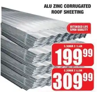Boxer Build Alu zinc corrugated roof sheeting offer