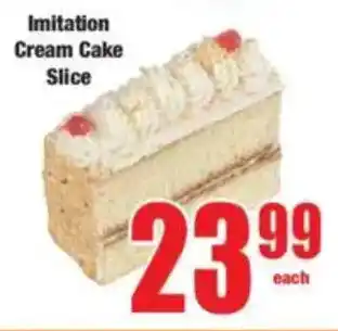 Boxer Imitation Cream Cake Slice offer