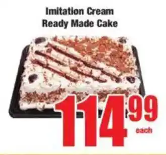 Boxer Imitation Cream Ready Made Cake offer