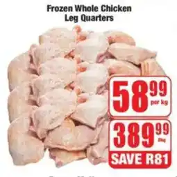Boxer Frozen Whole Chicken Leg Quarters offer