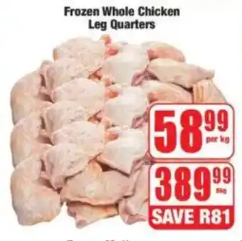 Boxer Frozen Whole Chicken Leg Quarters offer