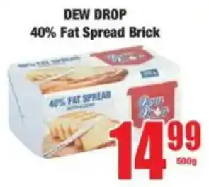 Boxer DEW DROP 40% Fat Spread Brick offer